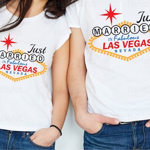 Just Married Las Vegas Sign - Clipart / Cutting Files svg png jpg dxf eps digital graphic design Instant Download popular diy cut 01589c