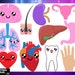 Cutting Files - Kawaii Organs - Digital Files SVG Eps Png Jpg Vinyl ...