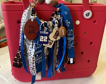 Bogg Bag tassle, Bogg Bag keychain, Bogg bag baseball, baseball mom, baseball mom, bogg bag, personalized bogg bag keychain/tassle