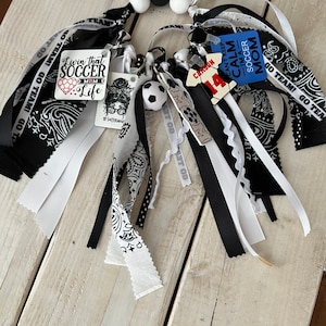 Personalized bog bag tassel/keychain,soccer bogg bag tassel, Bogg Bag accessory