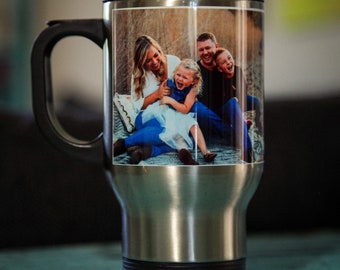 Photo Travel Mug - Etsy