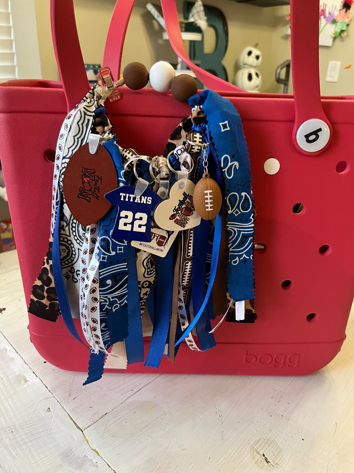 Sports Charms For Bogg Bag, Bogg Bag Charms Accessories,Decorative Baseball Charm For Beach Tote Bag Rubber Beach Bag
