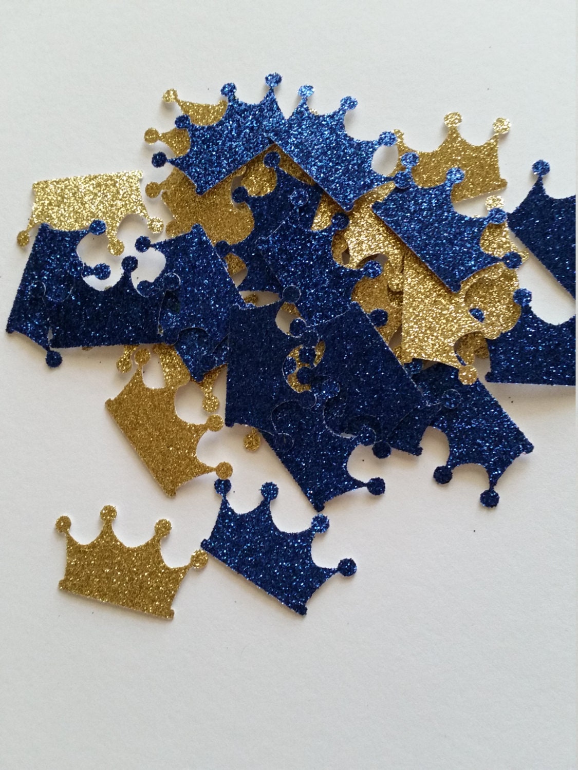 Royal Baby Shower Baby Boy Blue and Gold Crowns Baby Shower Etsy