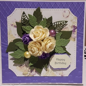 Carte Anniversaire Fleurs Joyeux Anniversaire Champetre Etsy Carte Anniversaire Fleurs Joyeux Anniversaire Champetre Etsy