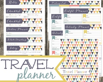 INSTANT DOWNLOAD Vacation Planner. Travel Planner. 17 Pages. Vacation Organizer. Travel Organizer. Vacation Scrapbook Pages. Travel Journal.