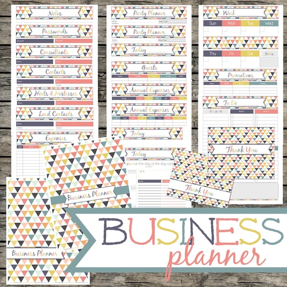 Business Planner. Direct Sales Planner. 41 Pages. Instant | Etsy