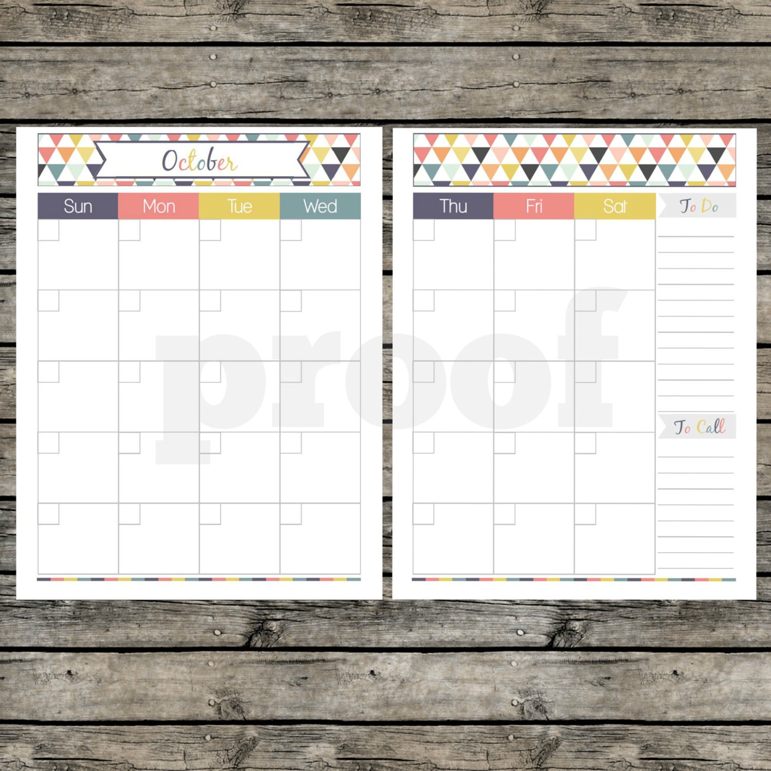 Monthly Planner. Instant Download PDF. 14 Pages. 8.5x11. 2015. Paper ...