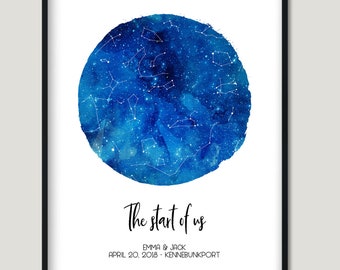 Star Map Download Etsy