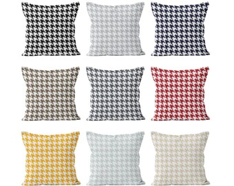 Houndstooth Pillow Etsy