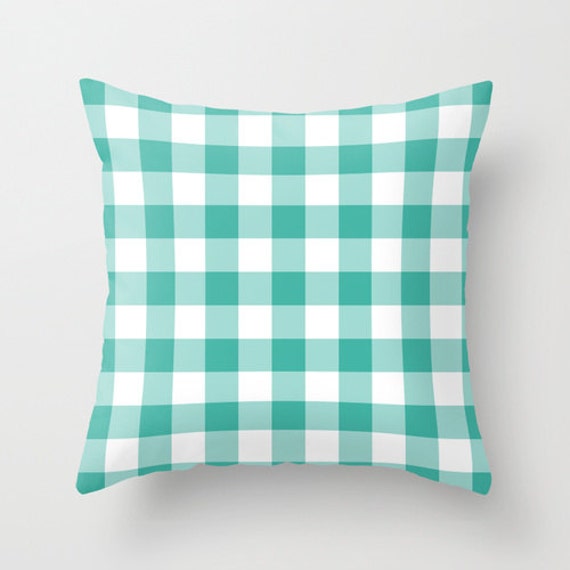 30 colors Large Gingham Pillow Cover Gingham pillow cover | Etsy