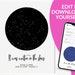Custom Star Map by Date Printable Valentines Day Gift for Him or Her Constellations Chart Night Sky Personalized Digital Download  JPG 