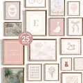 Pink Nursery Prints Set: Vintage Girl Room Gallery Wall (Digital Download) product logo