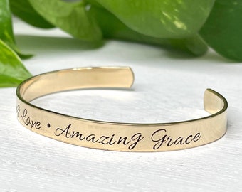 Unending Love Amazing Grace | Bible Verse Bracelet | Christian Gift | Scripture Bracelet | First Communion | Confirmation | Encouragement