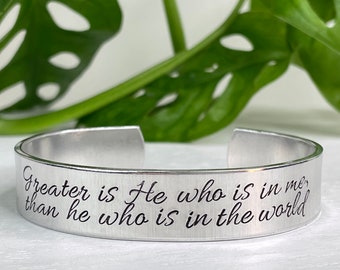 He Greater Than Me - Etsy