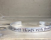 Do Small Things With Great Love Mother Teresa Bible Verse Bracelet Scripture Bracelet Gift For Her Confirmation Best Friend Gift