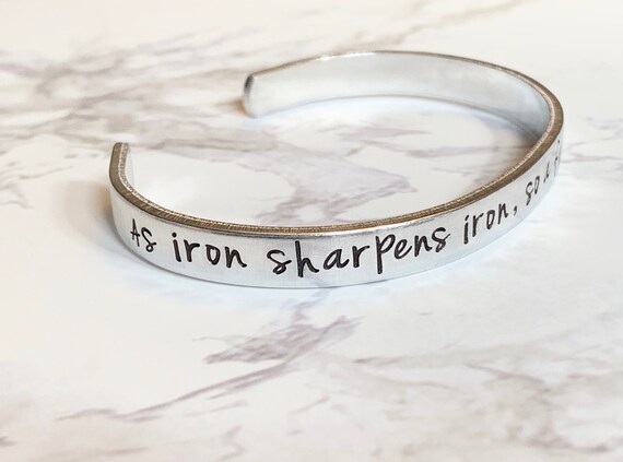 iron sharpens iron bracelet