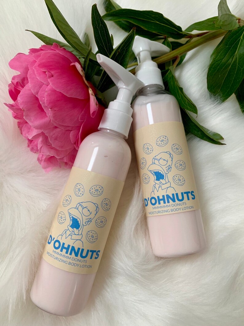D'OHNUTS mmmmm donuts hand and body lotion 4 oz bottle homer love leeloo's fandom lotion image 2