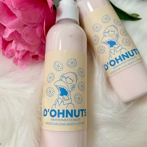 D'OHNUTS mmmmm donuts hand and body lotion 4 oz bottle homer love leeloo's fandom lotion image 1