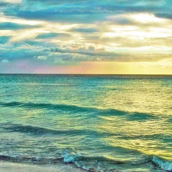 Jamaica Beach Print, Negril Jamaica Beach Print, Caribbean Beach Picture, Jamaica Picture, Jamaica Fine Art Print - Caribbean Beach Print