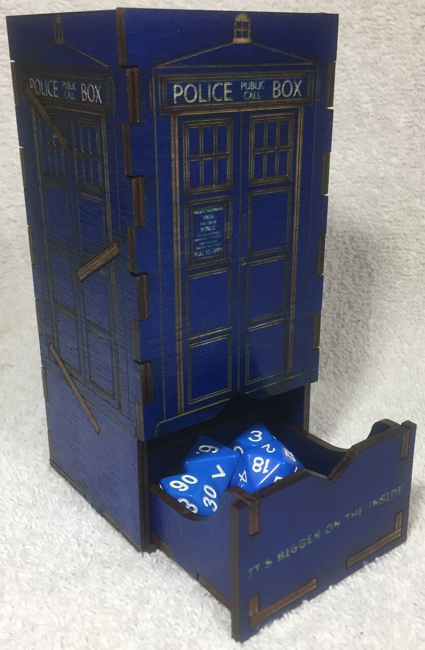 TARDIS Tower Dice Tumbler