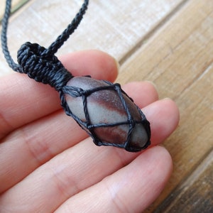 Shiva Lingam stone necklace / Sacral stones spiritual gift
