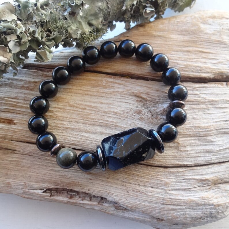 Obsidian protection bracelet Clearance
