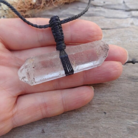 Double Terminated Quartz Necklace /all 