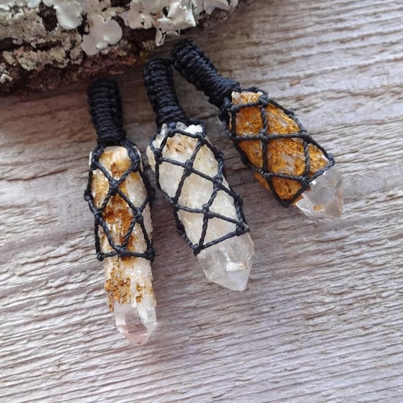 Pineapple sale quartz necklace