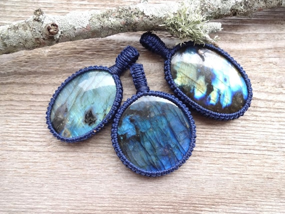 Blue hotsell stone pendants