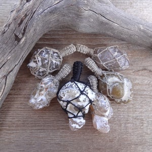 Snakeskin Agate rough stone necklace, healing gift for best friend, rare stones pendant necklace, Snakeskin raw Agate jewelry