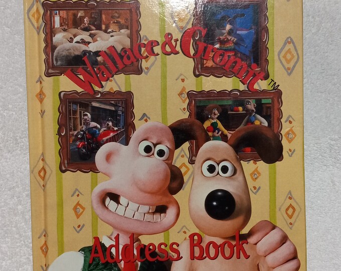 Wallace and Gromit Address Book in Pristine Condition Etsy