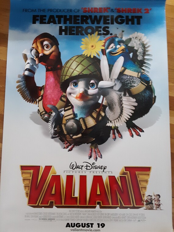 Walt Disney Pictures Valiant One Sheet Movie Etsy