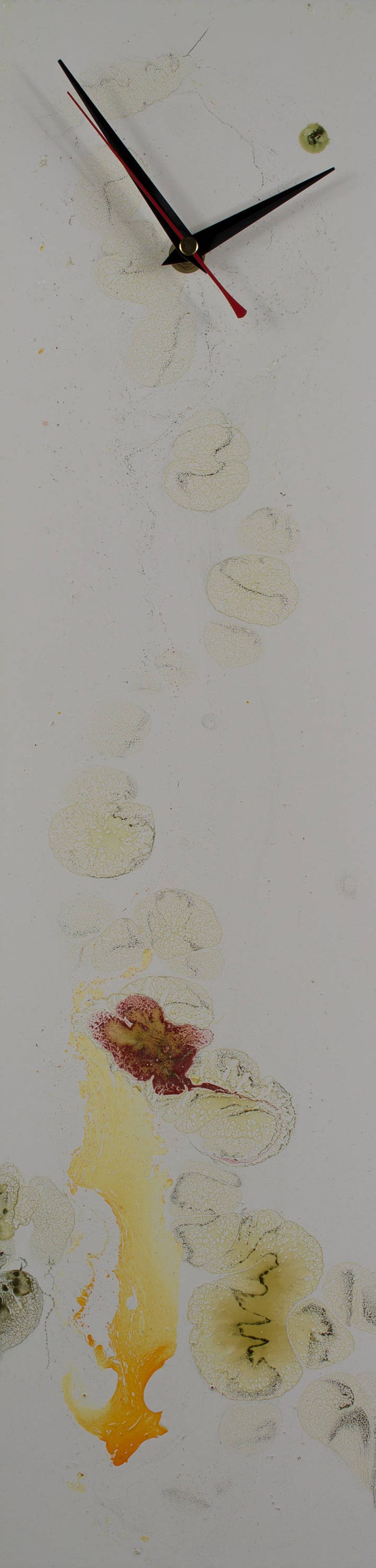 Unique White Wall Clock or Desk Clock with Lighting Unusual Etsy