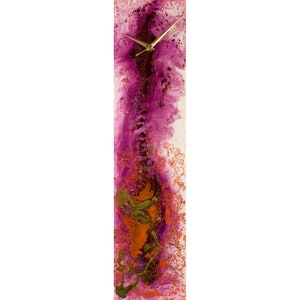 glass wall clock unusual wall art