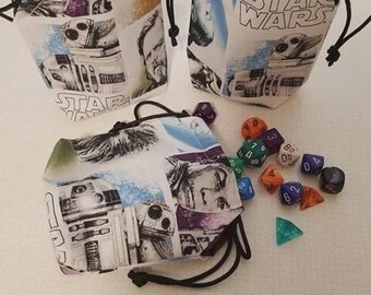 Star Wars Last Jedi D&D Dice Bag/Dice Pouch/Bag of Holding