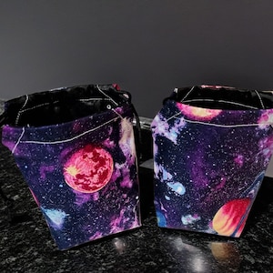 Glitter Galaxy D&D Dice Bag/Dice Pouch/Bag of Holding