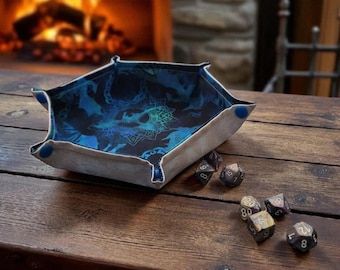Blue Dragon D&D Dice Tray