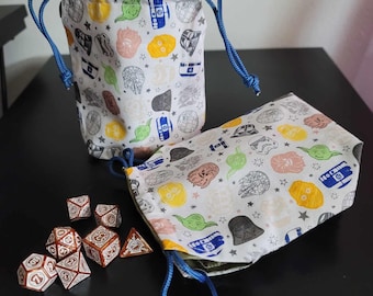 Retro Star Wars D&D Dice Bag/ Dice Pouch/Bag of Holding