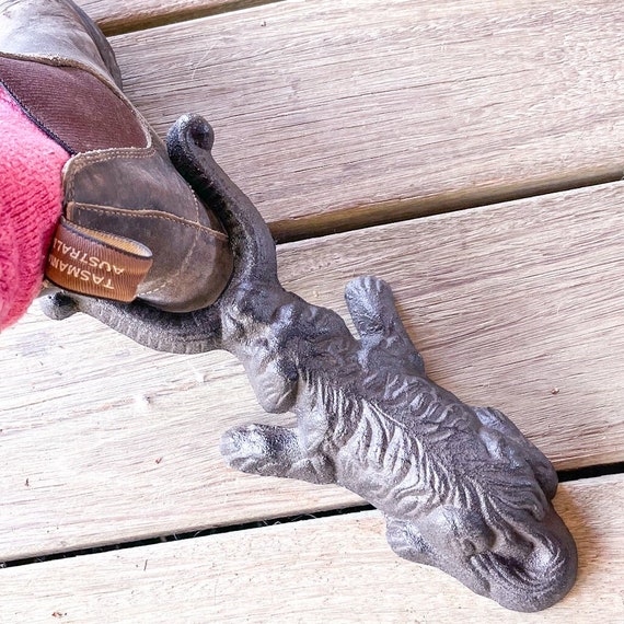 Dog Boot Jack Boot Puller Gumboot Pull Cast Iron Shoe Helper Etsy Canada