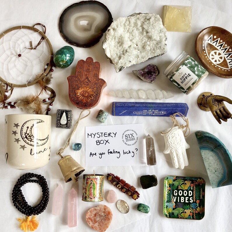 Mystery Gift Box Crystals Vases Novelties Stationery Etsy UK