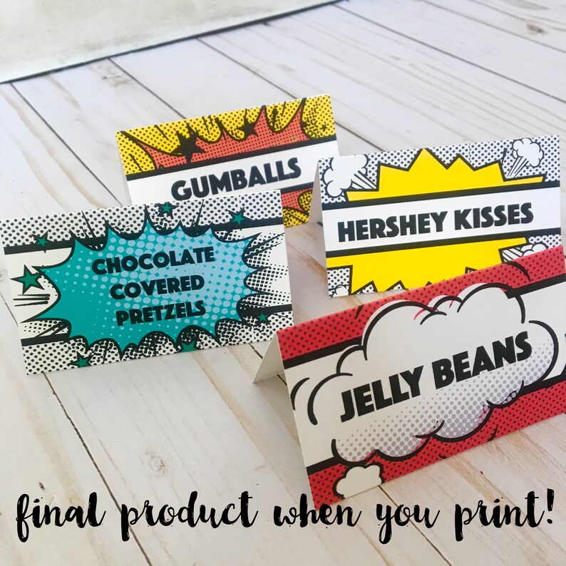 Place Cards Paper Party Supplies Place Card Vintage Cartoon Superhero Comic Book Printable Tent Cards Dessert Name Editable Instant Download Buffet Candy Place Cards Paper Party Supplies Place Card Vintage Cartoon Superhero Comic Book Printable Tent Cards Dessert Name Editable Instant Download Buffet Candy