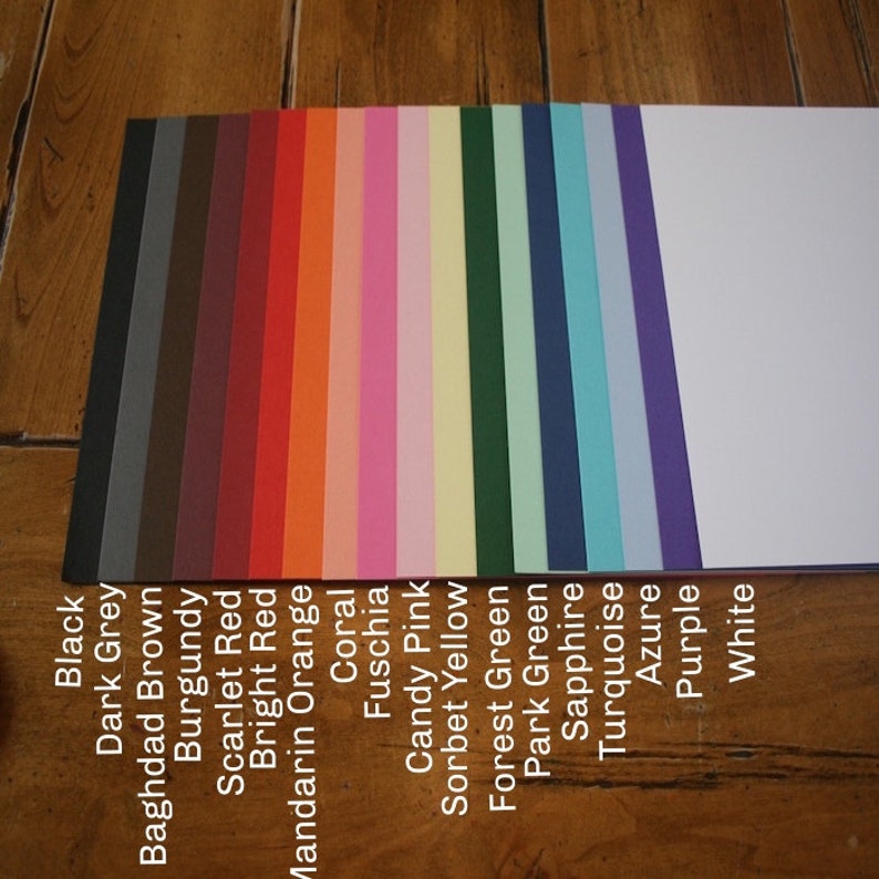 card stock cardstock paper heavy weight colorplan basis etsy