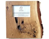 Sustainable, Solid White Oak Knotty/ Burl Wall Frame, handmade by Turning Green