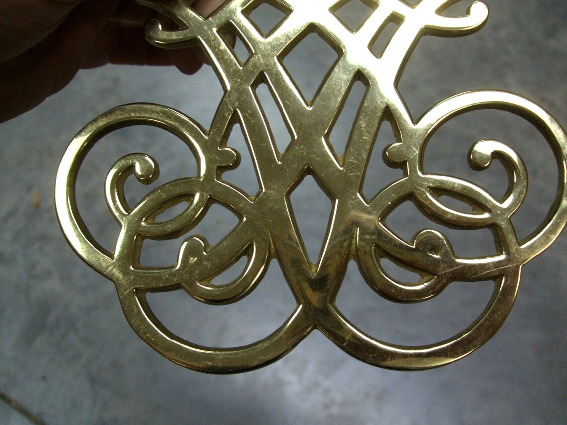 Thomas Jefferson Cipher Solid Lacquered Brass Trivet Etsy