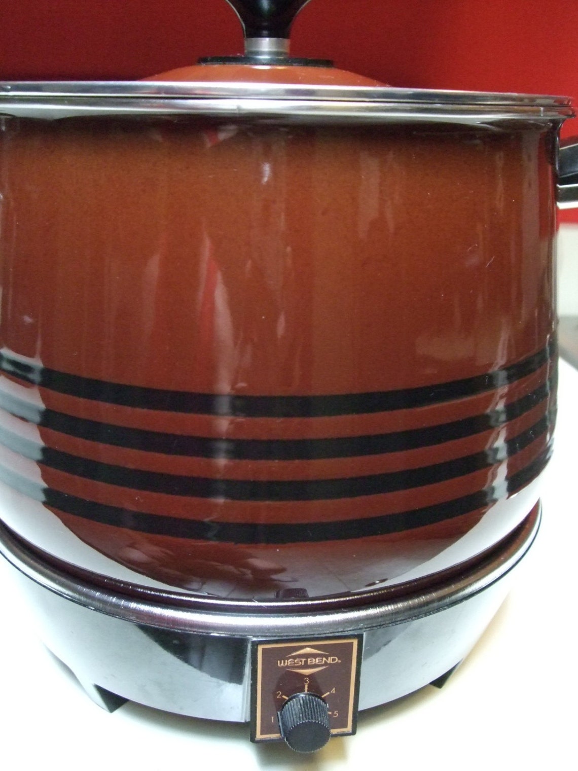 Vintage West Bend Lazy Day 5225 Slow Cooker Crock Pot Style Etsy