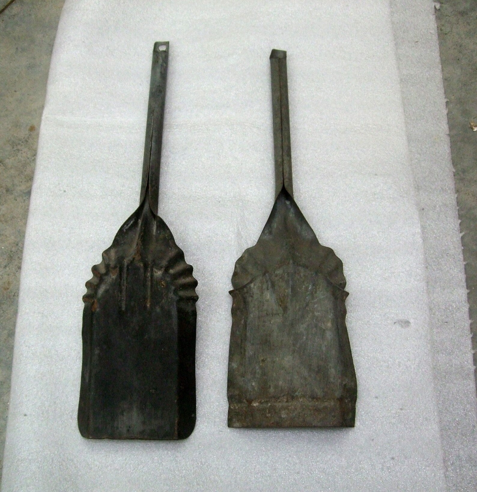 Two Ash Scoops Fireplace Stove Wood Burner Fire Place Coal Etsy