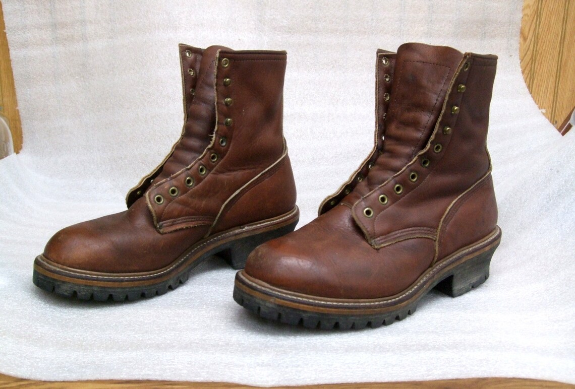 red wing 218 logger boots for sale