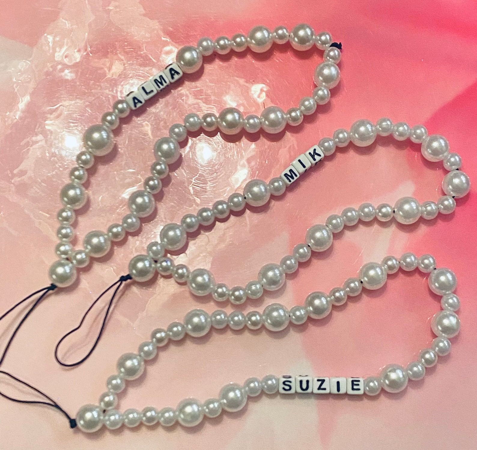 Classic Pearl Phone Charm Handbag Charm Custom Charm Etsy