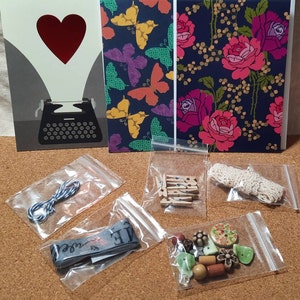 65 Pieces of Junk Journal Mystery Materials