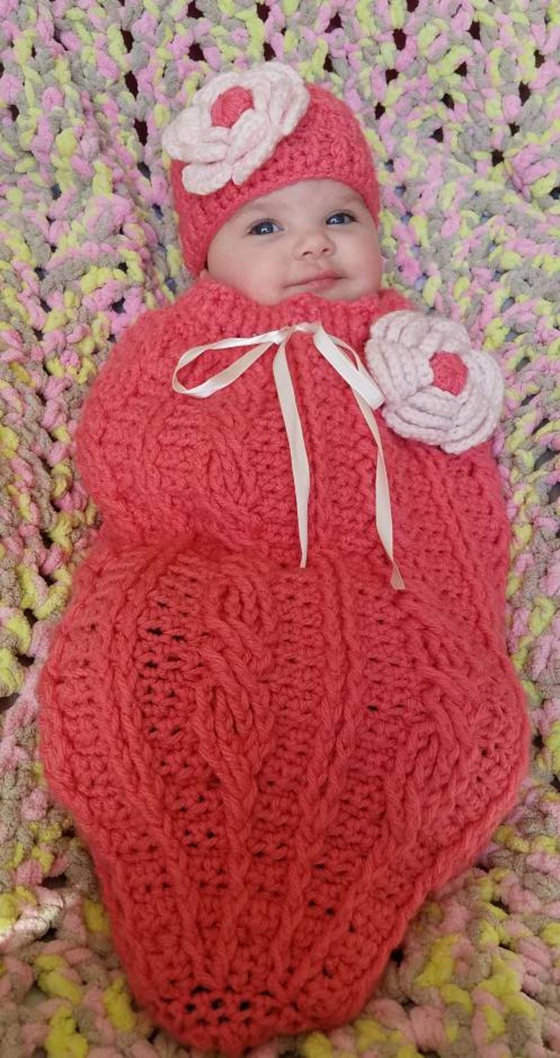 Made to Order Baby Cocoon and Hat Set Etsy